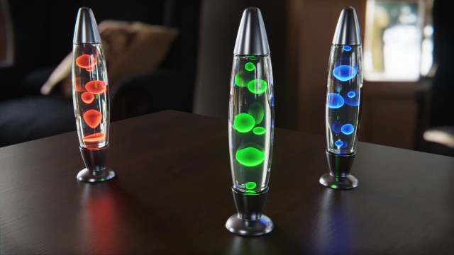 lava lamp 3D Model .c4d .max .obj .3ds .fbx .stl .blend 