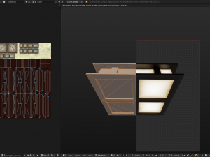 colection lamp with wooden frames Modelo 3D