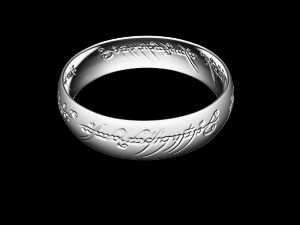 one ring 3D Print Model
