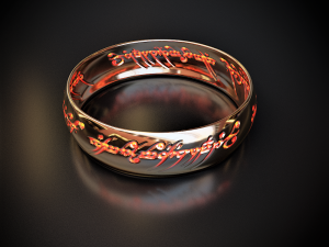one ring 3D Print Model