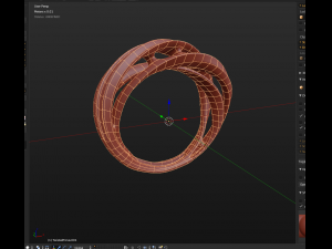 simple swirling ring 3D Print Model