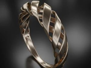 спиральное кольцо 3D Принт Модель