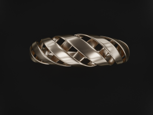 spiral ring Model Cetak 3D