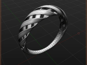 spiral ring 3D Print Model