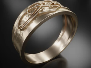 corazón - anillo estampado Modelo de impresión 3D