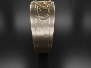 heart - patterned ring 3D Print Model