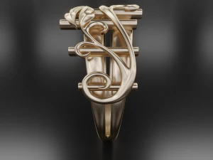 thin ring pattern 3D Print Model