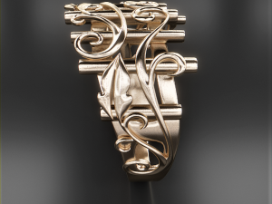 thin ring pattern2 3Dプリントモデル