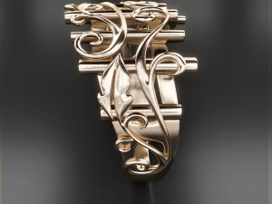 thin ring pattern2 3D Print Model