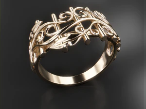 thin ring pattern2 3D Print Model