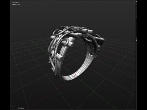 thin ring pattern2 3Dプリントモデル