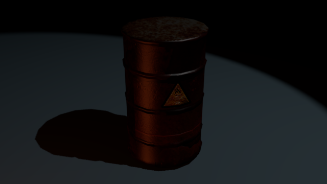 rusted explosive barrel model 3D Модель .c4d .max .obj .3ds .fbx .stl .blend 