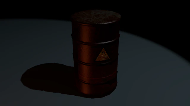 녹슨 폭발물 통 모델 3D 모델 .c4d .max .obj .3ds .fbx .stl .blend 