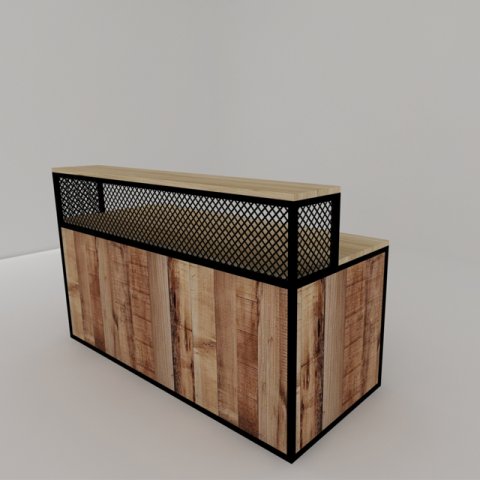 cashier counter Modello 3D .c4d .max .obj .3ds .fbx .stl .blend 