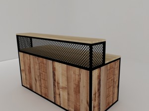 cashier counter 3D Model