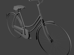 lowpoly bicycle 3D 模型