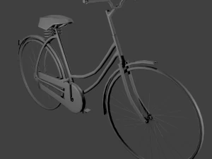 bicicletta lowpoly Modello 3D