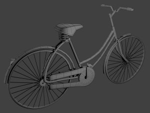 lowpoly bicycle 3D मॉडल