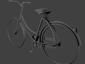 lowpoly bicycle 3D मॉडल