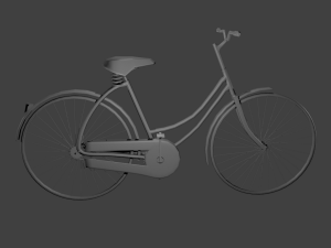 lowpoly bicycle 3D मॉडल