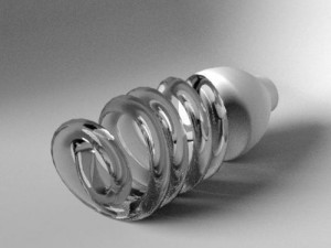 twisted light bulb 3D Модель