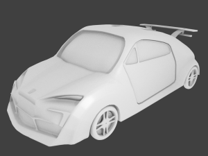 concept race car 3D Модель