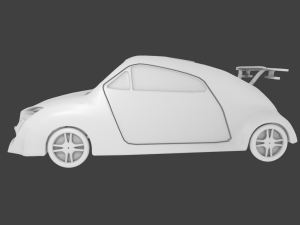 concept race car 3D 모델