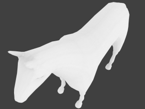 lowpoly horse Model 3D