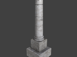 tomb pillar 3D Model