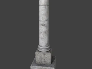 tomb pillar 3D Model