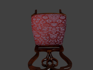 3d wooden chair Modelo 3D