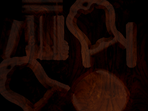 3d wooden chair Modelo 3D