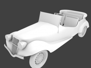 royal antique old-timer car 3D-Modell