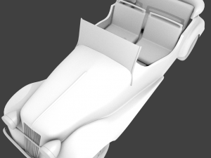 royal antique old-timer car 3D Model