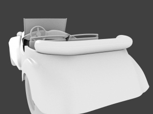 royal antique old-timer car 3D Model