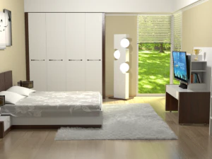 camera da letto Modello 3D