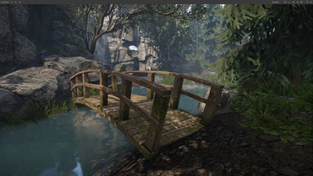 old wooden bridge 3D Model .c4d .max .obj .3ds .fbx .stl .blend 