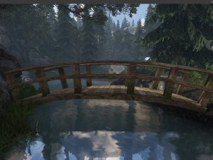 old wooden bridge 3D Model