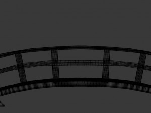 old wooden bridge 3D Model
