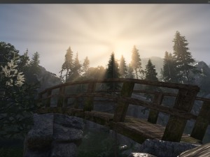 old wooden bridge 3D Model