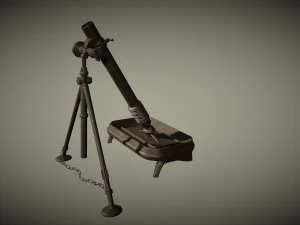 m1 mortar 3D Model