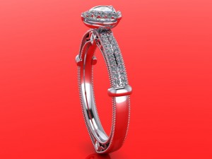 engagement ring 3D 모델