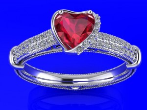 engagement ring 3D 모델