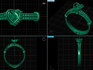 engagement ring 3D 모델