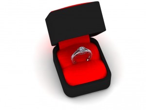 engagement ring Modello 3D