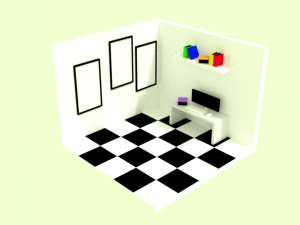 living-room Modèle 3D