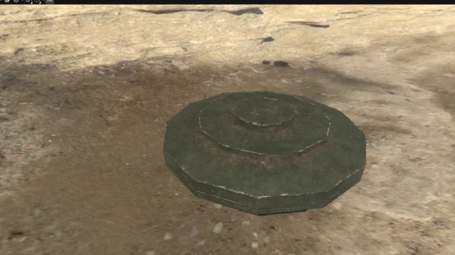 landmine 3D Model .c4d .max .obj .3ds .fbx .stl .blend 