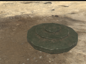landmine 3D मॉडल