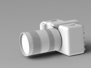 camera reflex 3Dプリントモデル