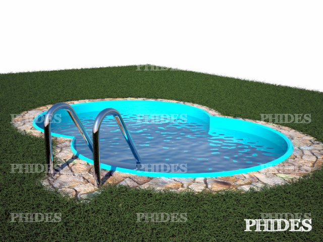 swimming pool 01 3D 模型 .c4d .max .obj .3ds .fbx .stl .blend